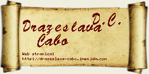 Dražeslava Cabo vizit kartica
